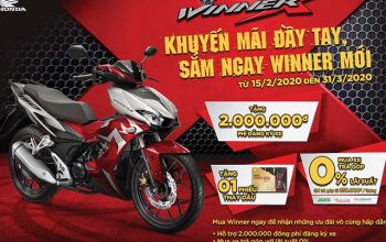 Honda Việt Nam ưu đãi lớn cho khách hàng mua xe WINNER & WINNER X
