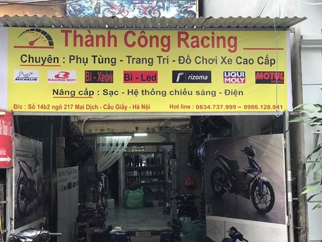 Thành công Raccing độ xe Exciter 150 tại Hà Nội
