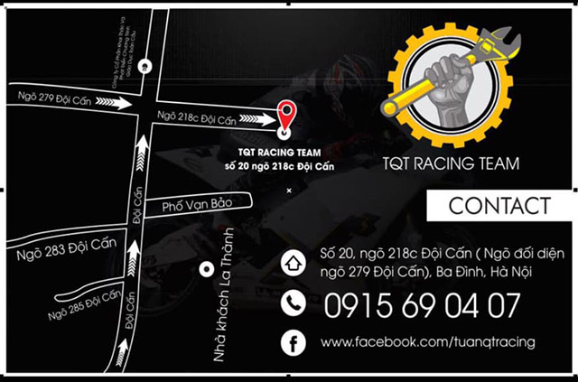 Tuấn QT Racing Team - địa chỉ cửa hàng độ Exciter ở Hà Nội