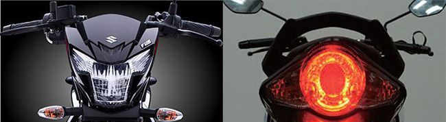 Suzuki Raider R150 thiết kế đèn pha ấn tượng