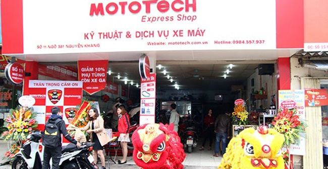 Trung tâm cứu hộ xe máy ở Cầu Giấy - Mototech Nguyễn Khang
