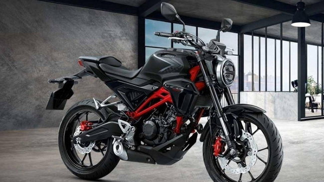 Tổng thể thiết kế thiên cổ điển của xe côn tay Naked bike Honda CB150R 2021