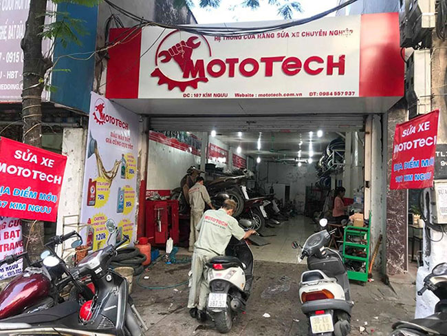 MotoTech dán xe AB tại Hà Nội